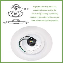 10 in. 18-Watt Color Selectable LED Flush Mount Disk Light J-Box Compatible Dimmable 1500 Lumens by Commercial Electric 16 10 in. 18-Watt Color Selectable LED Flush Mount Disk Light J-Box Compatible Dimmable 1500 Lumens by Commercial Electric -OCTO LIGHTS Shop white commercial electric flush mount lights 564131110 1d 1000