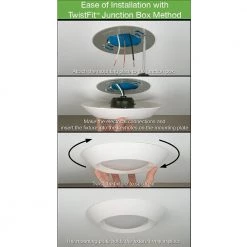 10 in. 18-Watt Color Selectable LED Flush Mount Disk Light J-Box Compatible Dimmable 1500 Lumens by Commercial Electric 15 10 in. 18-Watt Color Selectable LED Flush Mount Disk Light J-Box Compatible Dimmable 1500 Lumens by Commercial Electric -OCTO LIGHTS Shop white commercial electric flush mount lights 564131110 a0 1000