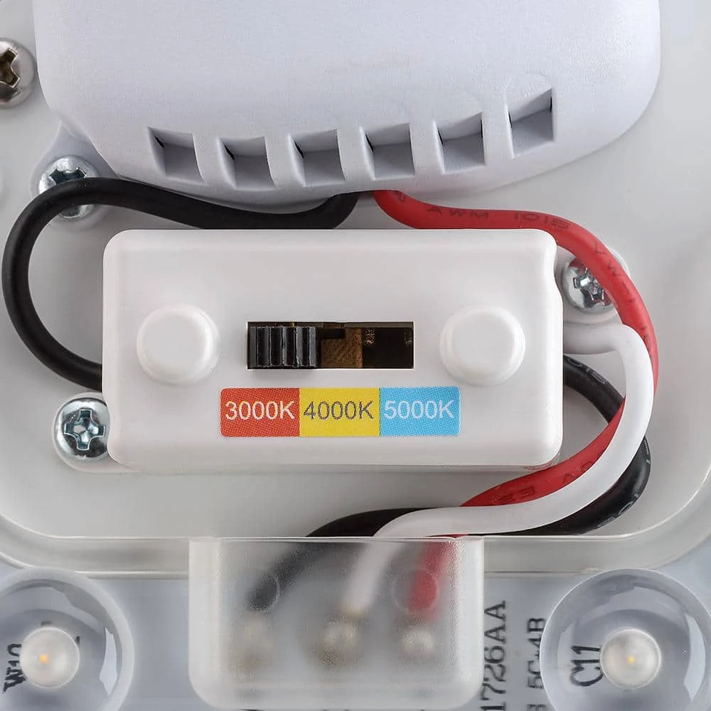 11 in. Color Selectable LED Flush Mount Ceiling Light with Night Light Feature 900 Lumens 14-Watt Dimmable by Commercial Electric 5 11 in. Color Selectable LED Flush Mount Ceiling Light with Night Light Feature 900 Lumens 14-Watt Dimmable by Commercial Electric - Image 3