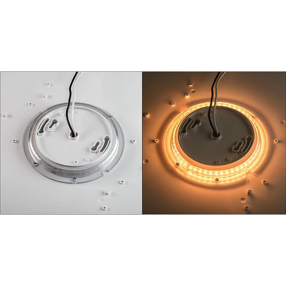 11 in. Color Selectable LED Flush Mount Ceiling Light with Night Light Feature 900 Lumens 14-Watt Dimmable by Commercial Electric 10 11 in. Color Selectable LED Flush Mount Ceiling Light with Night Light Feature 900 Lumens 14-Watt Dimmable by Commercial Electric - Image 8