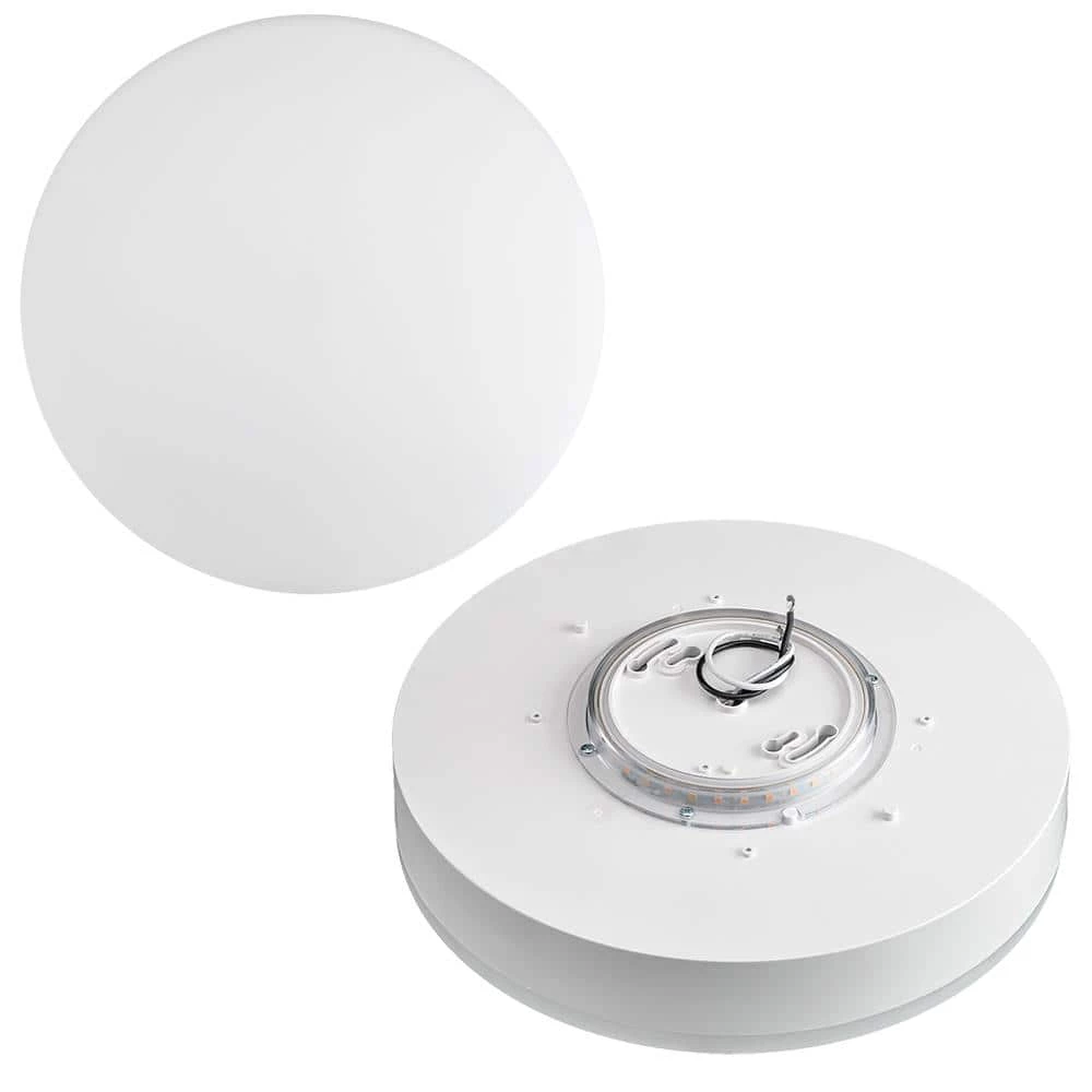 11 in. Color Selectable LED Flush Mount Ceiling Light with Night Light Feature 900 Lumens 14-Watt Dimmable by Commercial Electric 9 11 in. Color Selectable LED Flush Mount Ceiling Light with Night Light Feature 900 Lumens 14-Watt Dimmable by Commercial Electric - Image 7