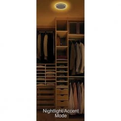 7.5 in. White Round Color Change CCT LED Flush Mount Ceiling Light Fixture w/ Night Light 3-Way Mount 800 Lumens by Commercial Electric -OCTO LIGHTS Shop white commercial electric flush mount lights 56568191 a0 1000