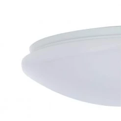 14 in. Low-Profile 1-Light White LED Puff Flush Mount by Commercial Electric -OCTO LIGHTS Shop white commercial electric flush mount lights ce1014b 06 40 1000