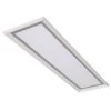 Augusta 50 in. x 15 in. Satin Nickel, White Frame CCT Selectable LED Flush Mount Ceiling Light 4000 Dimmable Lumens by Commercial Electric 2 Augusta 50 in. x 15 in. Satin Nickel, White Frame CCT Selectable LED Flush Mount Ceiling Light 4000 Dimmable Lumens by Commercial Electric -OCTO LIGHTS Shop white commercial electric flush mount lights fp1235whw48lf4h 64 1000