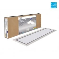 Augusta 50 in. x 15 in. Satin Nickel, White Frame CCT Selectable LED Flush Mount Ceiling Light 4000 Dimmable Lumens by Commercial Electric 23 Augusta 50 in. x 15 in. Satin Nickel, White Frame CCT Selectable LED Flush Mount Ceiling Light 4000 Dimmable Lumens by Commercial Electric -OCTO LIGHTS Shop white commercial electric flush mount lights fp1235whw48lf4h fa 1000