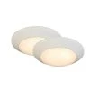 7 in. White LED Flush Mount (2-Pack) by Commercial Electric 2 7 in. White LED Flush Mount (2-Pack) by Commercial Electric -OCTO LIGHTS Shop white commercial electric flush mount lights jvj3011l 8 wht 64 1000