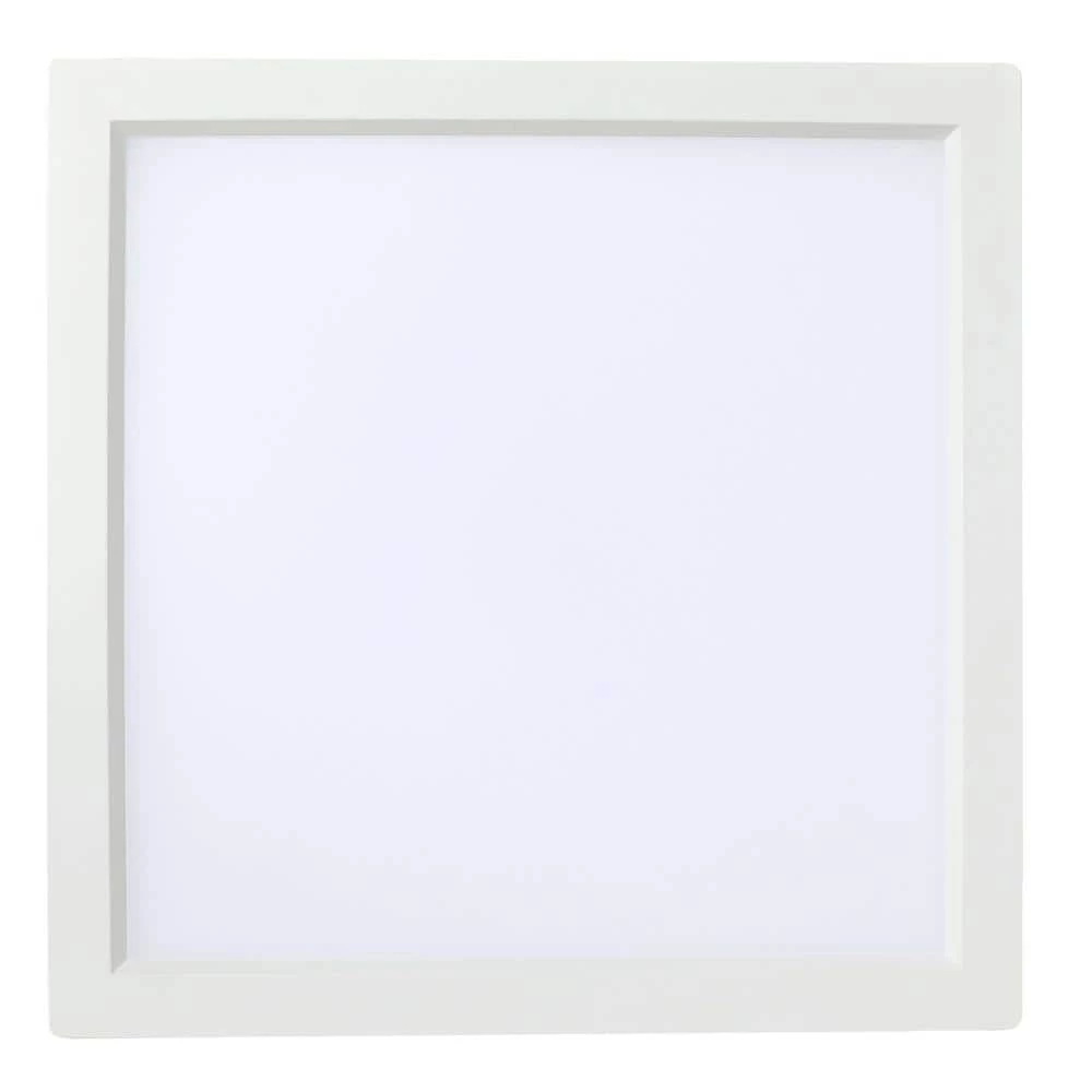7 in. Square White LED Flush Mount by Commercial Electric 8 7 in. Square White LED Flush Mount by Commercial Electric - Image 6