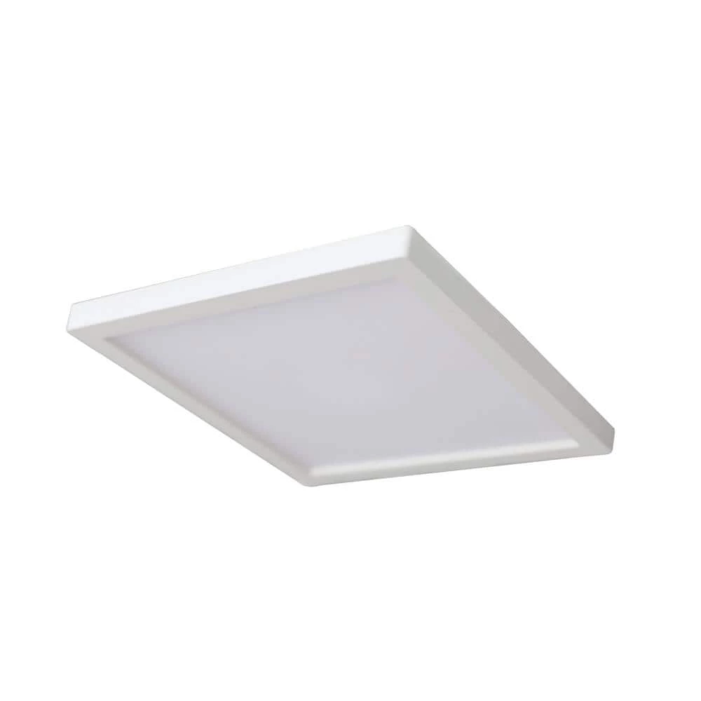7 in. Square White LED Flush Mount by Commercial Electric 3 7 in. Square White LED Flush Mount by Commercial Electric