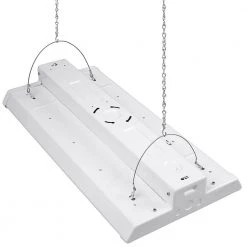 2 ft. 400-Watt Equivalent 18,000 Lumens 171-Watts Integrated LED Dimmable White High Bay Light 120-277 Volt 5000K by Commercial Electric -OCTO LIGHTS Shop white commercial electric high bay lights 50232191 40 1000