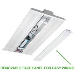 2 ft. 400-Watt Equivalent Integrated LED Motion Sensor White High Bay Light 5000K High Output 18000 Lumens Wet Rated by Commercial Electric -OCTO LIGHTS Shop white commercial electric high bay lights 50242161 40 1000