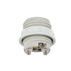1-1/2 in. Porcelain Socket with Ring by Commercial Electric