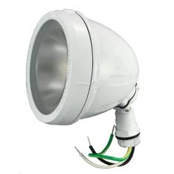 14-Watt Hardwired White LED Landscape Flood Light Metal Spot Light, 1100 Lumens by Commercial Electric