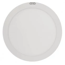 11 in. 12.5-Watt Dimmable White Integrated LED Edge-Lit Round Flat Panel Flush Mount Ceiling Light Color Changing by Commercial Electric