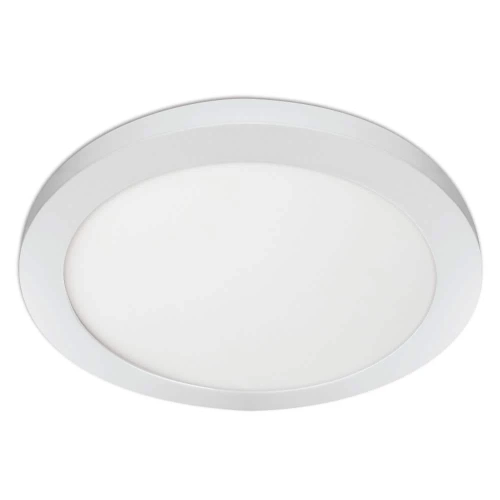11 in. 12.5-Watt Dimmable White Integrated LED Edge-Lit Round Flat Panel Flush Mount Ceiling Light Color Changing by Commercial Electric 9 11 in. 12.5-Watt Dimmable White Integrated LED Edge-Lit Round Flat Panel Flush Mount Ceiling Light Color Changing by Commercial Electric - Image 7