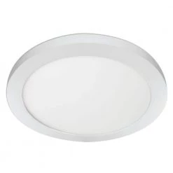 15 in. 22.5-Watt White Integrated LED 1650 Lumens Edge-Lit Round Flat Panel Flush Mount Ceiling Light w/Color Changing by Commercial Electric 17 15 in. 22.5-Watt White Integrated LED 1650 Lumens Edge-Lit Round Flat Panel Flush Mount Ceiling Light w/Color Changing by Commercial Electric -OCTO LIGHTS Shop white commercial electric led panel lights 74212 hd c3 1000