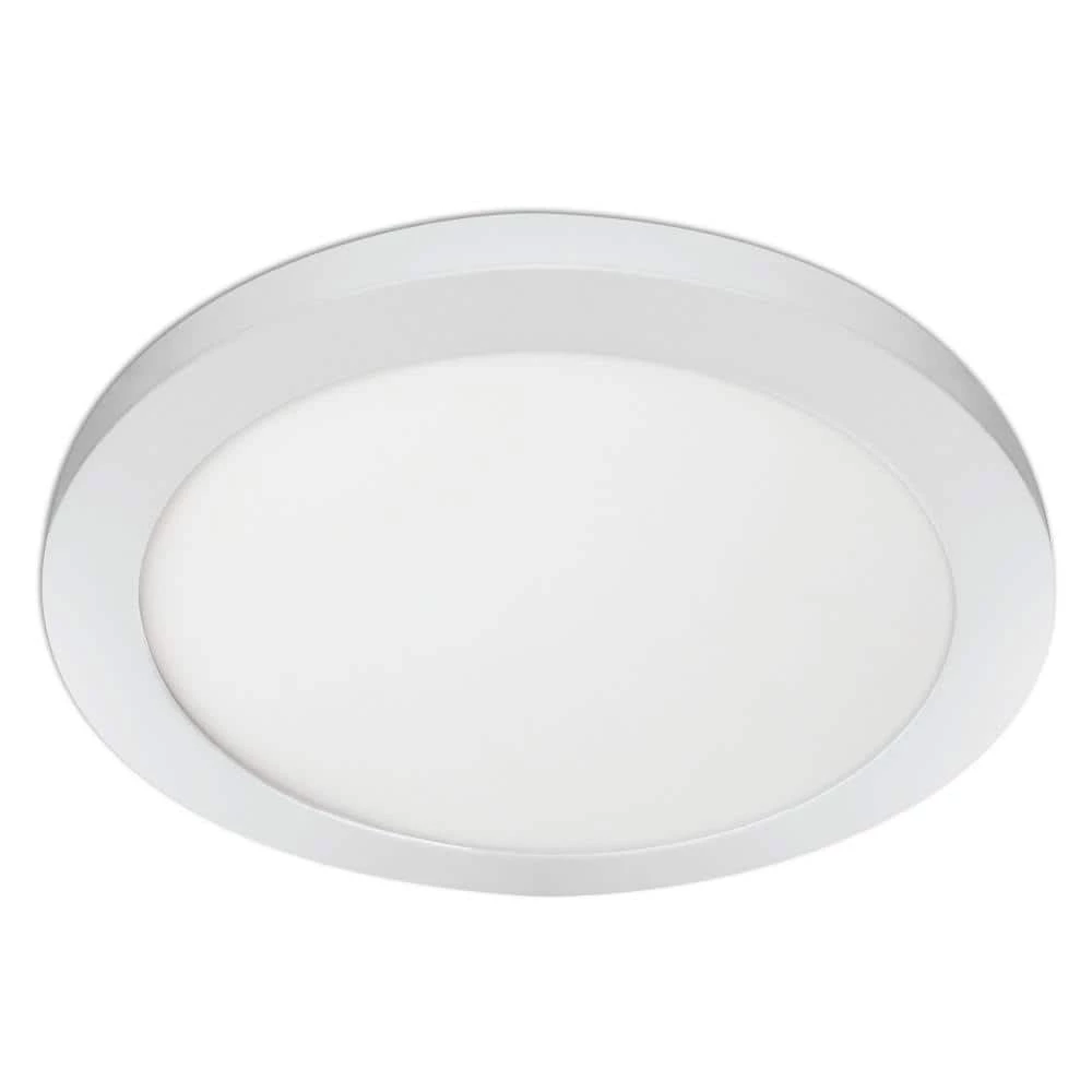 15 in. 22.5-Watt White Integrated LED 1650 Lumens Edge-Lit Round Flat Panel Flush Mount Ceiling Light w/Color Changing by Commercial Electric 8 15 in. 22.5-Watt White Integrated LED 1650 Lumens Edge-Lit Round Flat Panel Flush Mount Ceiling Light w/Color Changing by Commercial Electric - Image 6