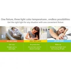 1 ft. x 4 ft. 50W Dimmable White Integrated LED Edge-Lit Deco Flat Panel Flush Mount Ceiling Light with CCT by Commercial Electric -OCTO LIGHTS Shop white commercial electric led panel lights 74218 hd 1d 1000