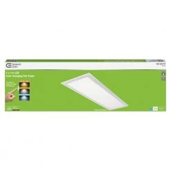 1 ft. x 4 ft. 50W Dimmable White Integrated LED Edge-Lit Deco Flat Panel Flush Mount Ceiling Light with CCT by Commercial Electric -OCTO LIGHTS Shop white commercial electric led panel lights 74218 hd 40 1000