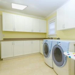 1 ft. x 1 ft. 10-Watt Dimmable White Integrated LED Edge-Lit Flat Panel Flush Mount Light with Color Changing CCT by Commercial Electric -OCTO LIGHTS Shop white commercial electric led panel lights fp1x1 4wy wh hd 66 1000