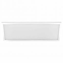 1 ft. x 4 ft. 50W Dimmable White Integrated LED Edge-Lit Flat Panel Flush Mount Light with Color Changing CCT (2-Pack) by Commercial Electric