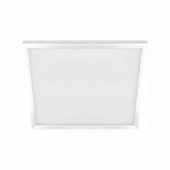 2 ft. x 2 ft. 48-Watt White Integrated Edge-Lit Flat Panel T-Bar Grid Flush Mount LED Troffer with Color Changing CCT by Commercial Electric