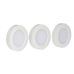 3-Light LED White Puck Light Kit by Commercial Electric -OCTO LIGHTS Shop white commercial electric puck lights 21353nvkit wh 40 1000