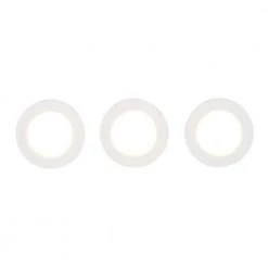 3-Light LED White Puck Light Kit by Commercial Electric -OCTO LIGHTS Shop white commercial electric puck lights 21353nvkit wh 66 1000