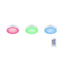 3-Light LED RGB Puck Light Kit by Commercial Electric