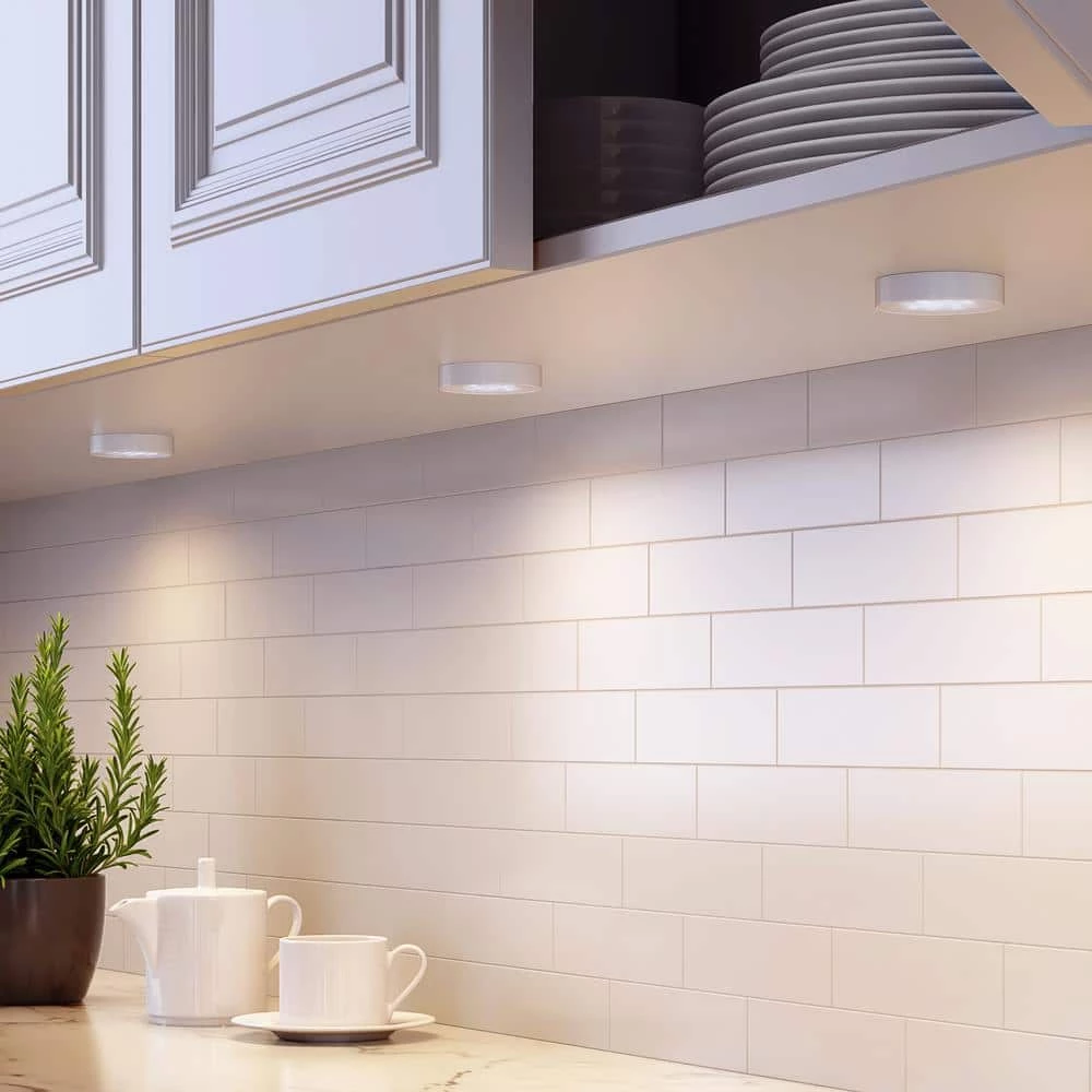 3-Light LED RGB Puck Light Kit by Commercial Electric 4 3-Light LED RGB Puck Light Kit by Commercial Electric - Image 2