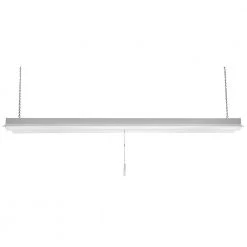 4 ft. 64-Watt Equivalent Integrated LED White Shop Light Linkable 3200 Lumens 4000K Bright White 5 ft. Cord Included by Commercial Electric -OCTO LIGHTS Shop white commercial electric shop lights 54103161 a0 1000