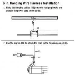 3 ft. 1-Light 30-Watt Integrated LED White Utility Shop Light with Power Cord by Commercial Electric -OCTO LIGHTS Shop white commercial electric shop lights shop 3x1 840 hd 1d 1000