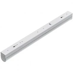Plug In or Direct Wire Power Connection 4 ft. White 4000K Integrated LED Strip Light (with Power Cord and Linking Cord) by Commercial Electric -OCTO LIGHTS Shop white commercial electric strip light fixtures 54261141 1f 1000