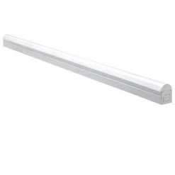 4 ft. 32-Watt Equivalent Color Selectable Linkable Plug-in Hardwire Integrated LED White Strip Light Fixture 1800 Lumens by Commercial Electric -OCTO LIGHTS Shop white commercial electric strip light fixtures 54261291 1f 1000