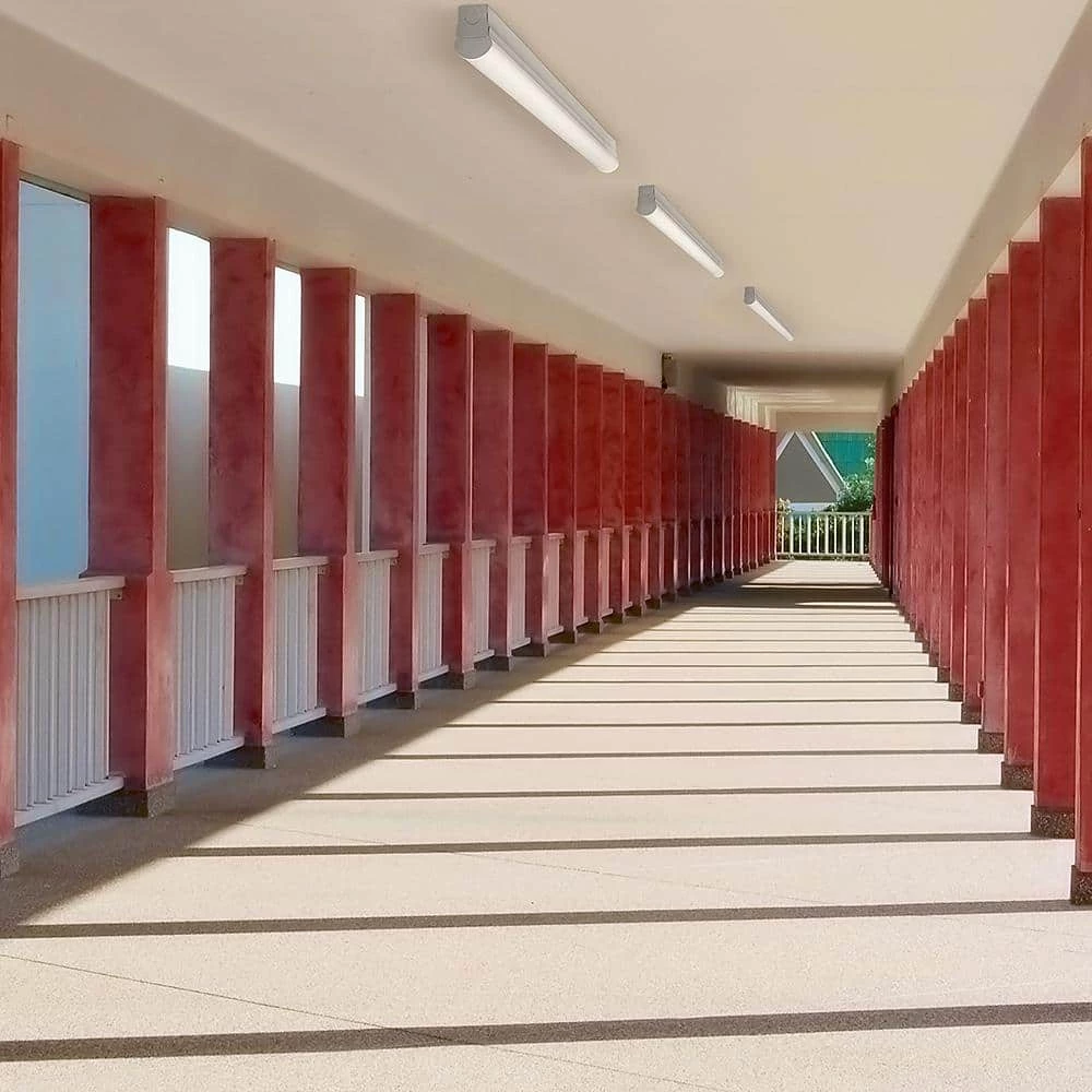 4 ft. 64-Watt Equivalent Integrated LED White Strip Light Fixture 3600 Lumens 4000K Bright White (4-Pack) by Commercial Electric 5 4 ft. 64-Watt Equivalent Integrated LED White Strip Light Fixture 3600 Lumens 4000K Bright White (4-Pack) by Commercial Electric - Image 3