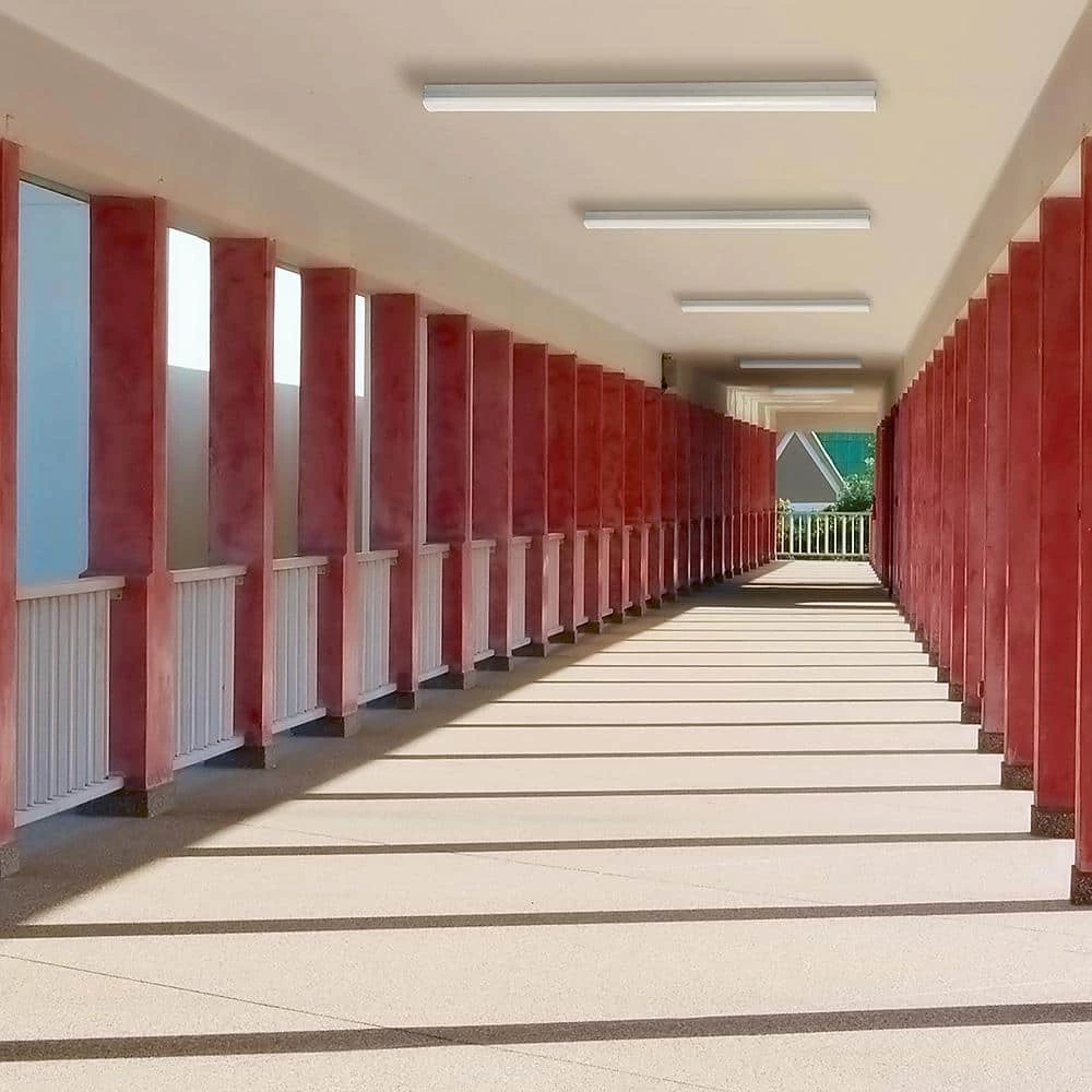 4 ft. 64-Watt Equivalent Integrated LED White Strip Light Fixture 3600 Lumens 4000K Bright White (4-Pack) by Commercial Electric 6 4 ft. 64-Watt Equivalent Integrated LED White Strip Light Fixture 3600 Lumens 4000K Bright White (4-Pack) by Commercial Electric - Image 4