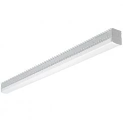 4 ft. 220-Watt Equivalent Integrated LED White Commercial Strip Light Fixture 4000K High Output 5500 Lumens by Commercial Electric