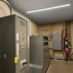 4 ft. 220-Watt Equivalent Integrated LED White Commercial Strip Light Fixture 4000K High Output 5500 Lumens by Commercial Electric 17 4 ft. 220-Watt Equivalent Integrated LED White Commercial Strip Light Fixture 4000K High Output 5500 Lumens by Commercial Electric -OCTO LIGHTS Shop white commercial electric strip light fixtures 54598291 a c3 1000