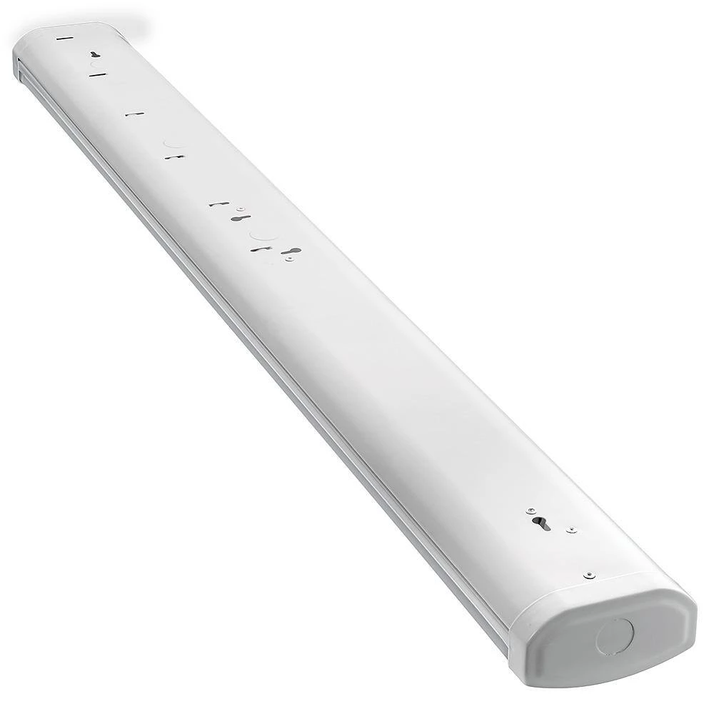 Low Profile 40 in. Integrated LED White Strip Light Fixture 2600 Lumens Color Selectable Dimmable (4-Pack) by Commercial Electric 8 Low Profile 40 in. Integrated LED White Strip Light Fixture 2600 Lumens Color Selectable Dimmable (4-Pack) by Commercial Electric - Image 6