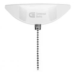 2 ft. 2000 Lumens Integrated LED White Strip Light Fixture with Pull Chain 4000K Bright White Dimmable by Commercial Electric -OCTO LIGHTS Shop white commercial electric strip light fixtures 568051410st 1d 1000