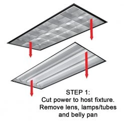 4 ft. x 2 ft. 100-Watt Equivalent Integrated LED White Retrofit Troffer Kit 4000K Bright White 5000 Lumens (4-Pack) by Commercial Electric 13 4 ft. x 2 ft. 100-Watt Equivalent Integrated LED White Retrofit Troffer Kit 4000K Bright White 5000 Lumens (4-Pack) by Commercial Electric -OCTO LIGHTS Shop white commercial electric troffers 54328131 4pk 40 1000