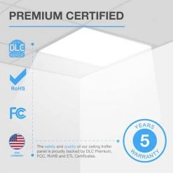 2 ft. x 2 ft. 250-Watt Equivalent Integrated LED White Backlit Troffer, 3825 Lumens, 4000K Bright White (6-Pack) by Commercial Electric 16 2 ft. x 2 ft. 250-Watt Equivalent Integrated LED White Backlit Troffer, 3825 Lumens, 4000K Bright White (6-Pack) by Commercial Electric -OCTO LIGHTS Shop white commercial electric troffers blp 22 u p 30 40k 80 d 6pk 66 1000