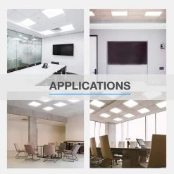 2 ft. x 4 ft. Integrated LED Color and Wattage Selectable Back-Lit Panel Light (Pack of 2) by Commercial Electric -OCTO LIGHTS Shop white commercial electric troffers blp 24 u cct p 2 fa 1000