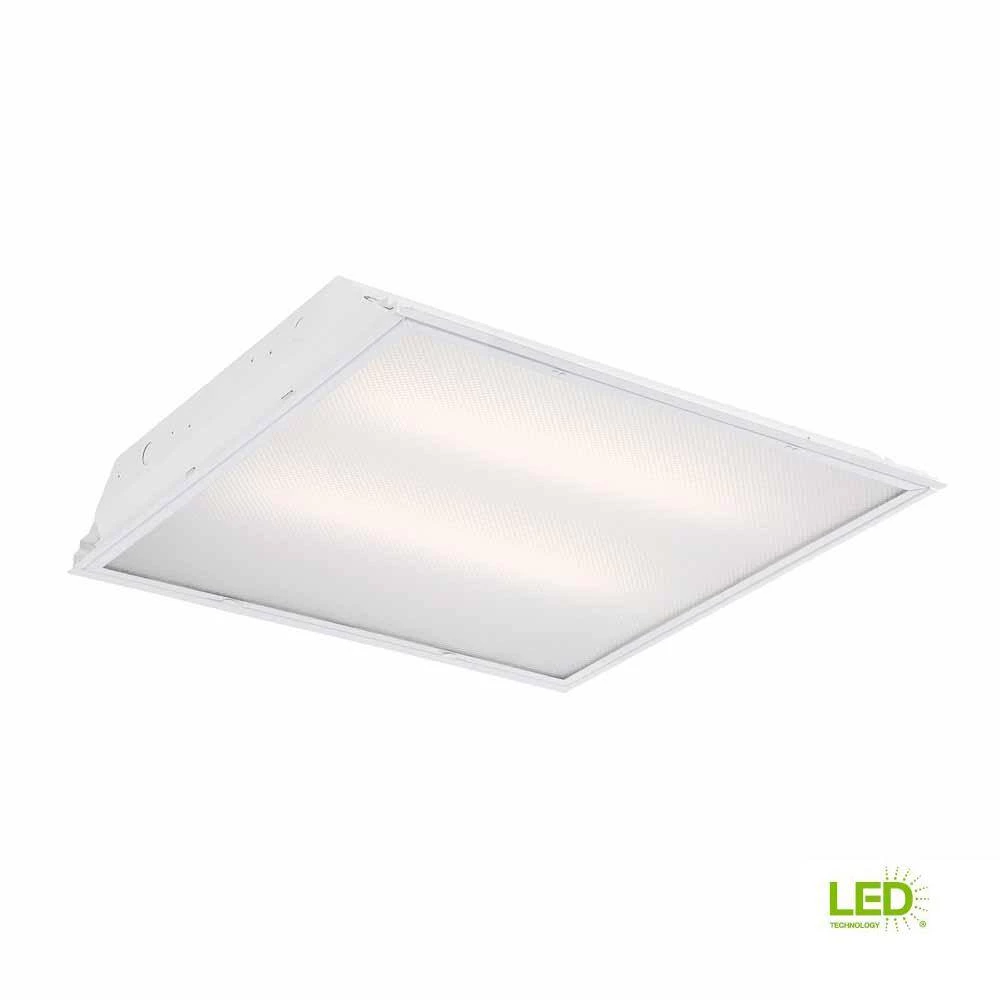 2 ft. x 2 ft. 96-Watt Equivalent Integrated LED White Troffer, 4000K by Commercial Electric 11 2 ft. x 2 ft. 96-Watt Equivalent Integrated LED White Troffer, 4000K by Commercial Electric - Image 9