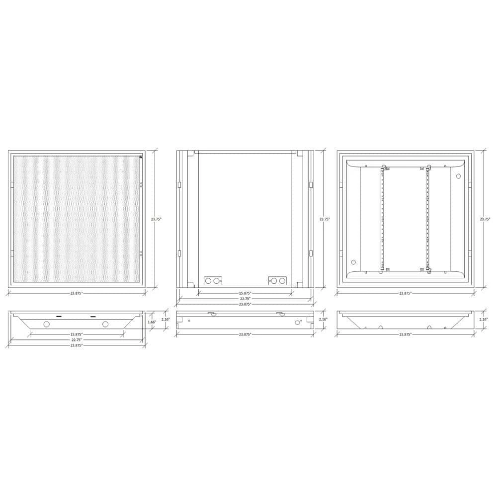2 ft. x 2 ft. 96-Watt Equivalent Integrated LED White Troffer, 4000K by Commercial Electric 9 2 ft. x 2 ft. 96-Watt Equivalent Integrated LED White Troffer, 4000K by Commercial Electric - Image 7