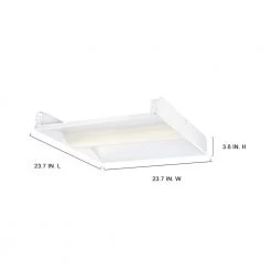 2 ft. x 2 ft. 128-Watt Equivalent Integrated LED White Troffer, 4000K by Commercial Electric -OCTO LIGHTS Shop white commercial electric troffers cetr22di35wd 77 1000