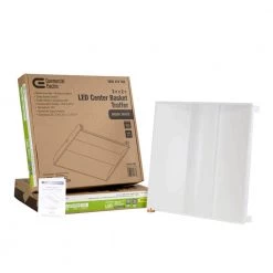 2 ft. x 2 ft. 128-Watt Equivalent Integrated LED White Troffer, 4000K by Commercial Electric -OCTO LIGHTS Shop white commercial electric troffers cetr22di35wd a0 1000
