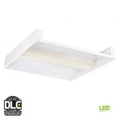 2 ft. x 2 ft. 128-Watt Equivalent Integrated LED White Troffer, 4000K by Commercial Electric -OCTO LIGHTS Shop white commercial electric troffers cetr22di35wd fa 1000