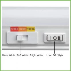 24 in. 11-Watt Plug-In Color Changing LED Under Cabinet Light 3-Position Switch Linkable 700 Lumens Cords Included by Commercial Electric -OCTO LIGHTS Shop white commercial electric under cabinet lights 54194202 40 1000