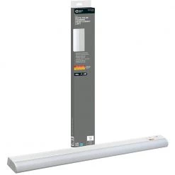 24 in. 11-Watt Plug-In Color Changing LED Under Cabinet Light 3-Position Switch Linkable 700 Lumens Cords Included by Commercial Electric