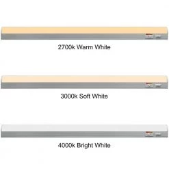 24 in. 11-Watt Plug-In Color Changing LED Under Cabinet Light 3-Position Switch Linkable 700 Lumens Cords Included by Commercial Electric -OCTO LIGHTS Shop white commercial electric under cabinet lights 54194202 a0 1000